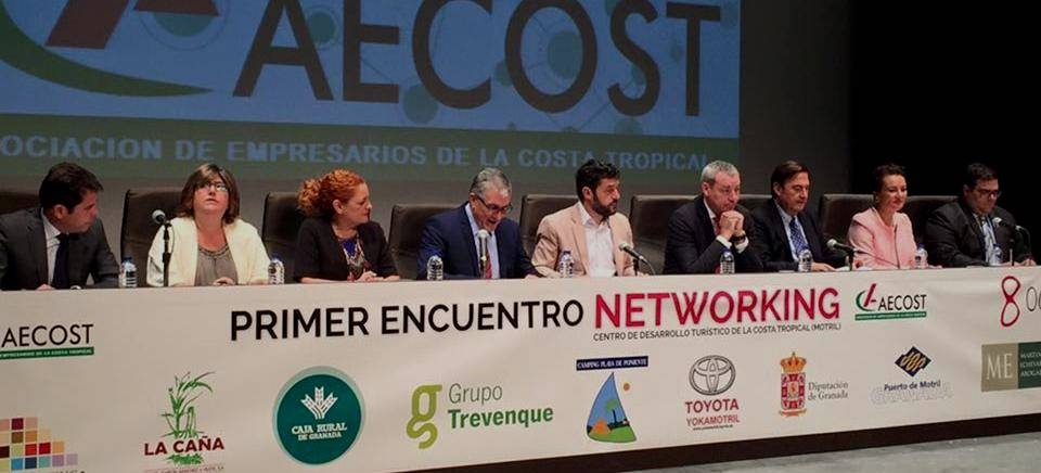 El pte. de AECOST, Luis Martín Aguado, satisfecho con la participación en el 'I Encuentro Networking de la Costa Tropical'