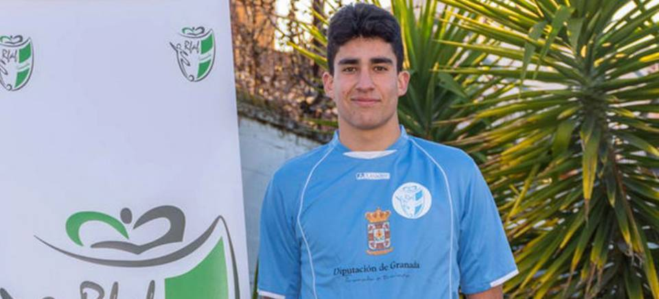 El herradureño cadete Jorge Carrión elegido para la Selección Granadina de Fútbol