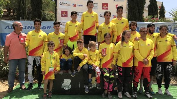 Alejandro Alcojor y Daniela Moreno, líderes de la Copa de España BMX tras la prueba de Almuñécar