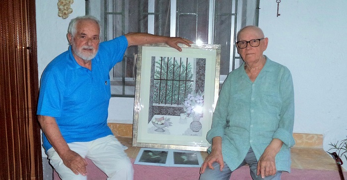 La asociación Poeta Juan Gutiérrez Padial de Lanjarón nombra socio de honor al pintor José Hernández Quero